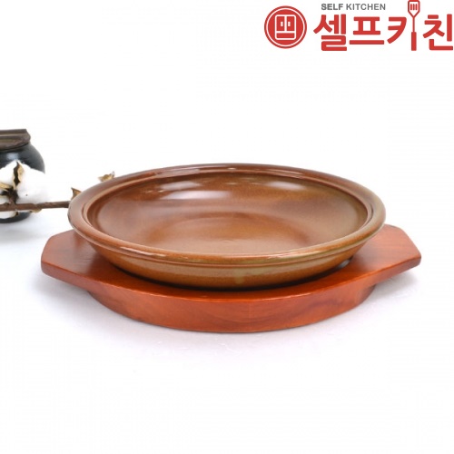 홍익찜접시 내열도자기 웰빙세라믹 황토 친환경 무공해 누릉지 해물찜